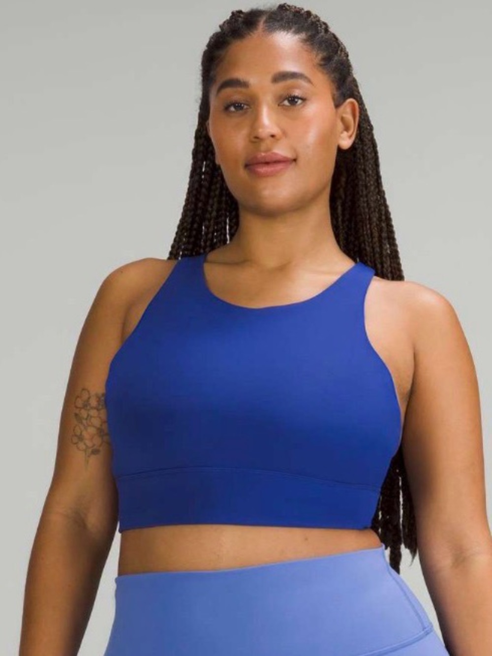 NWT Lululemon energy, high neck, long line bra